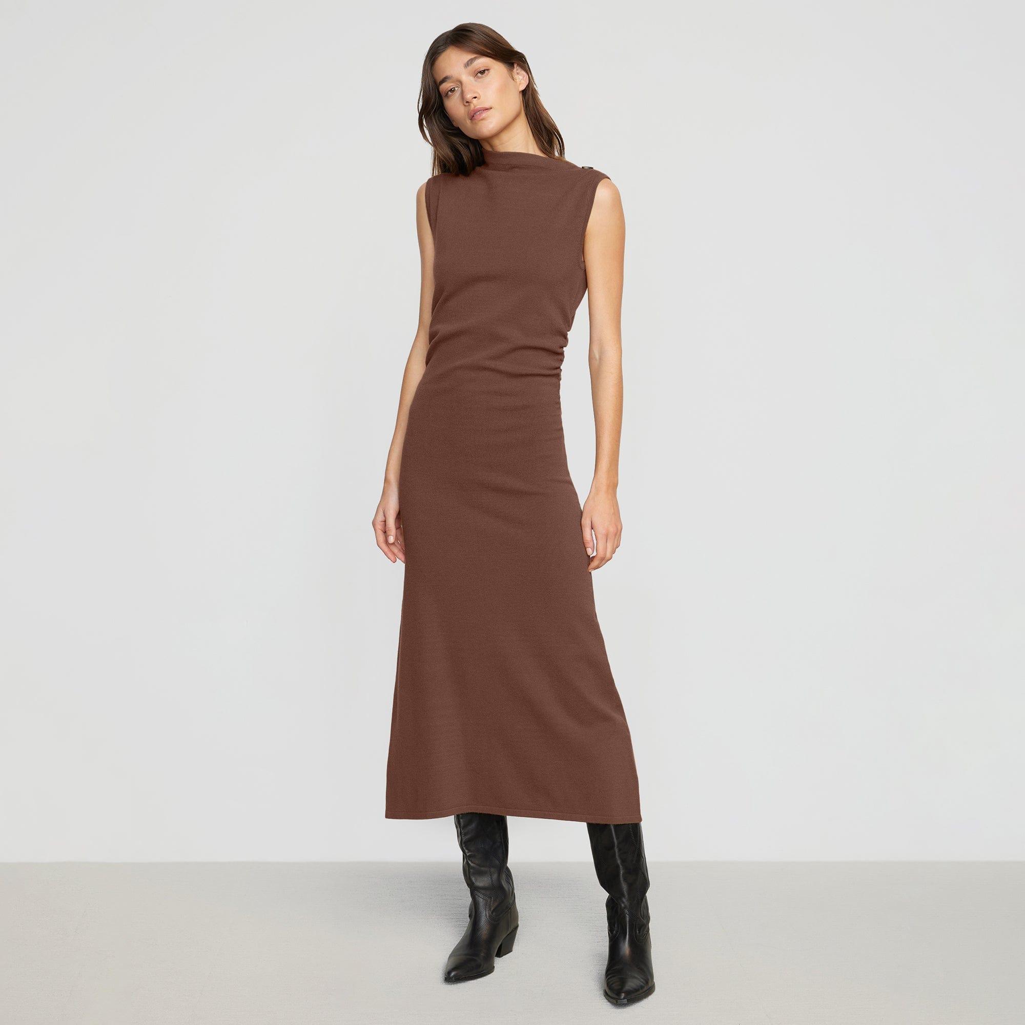 Abel Sleeveless Asymmetric-Neck Dress Product Image