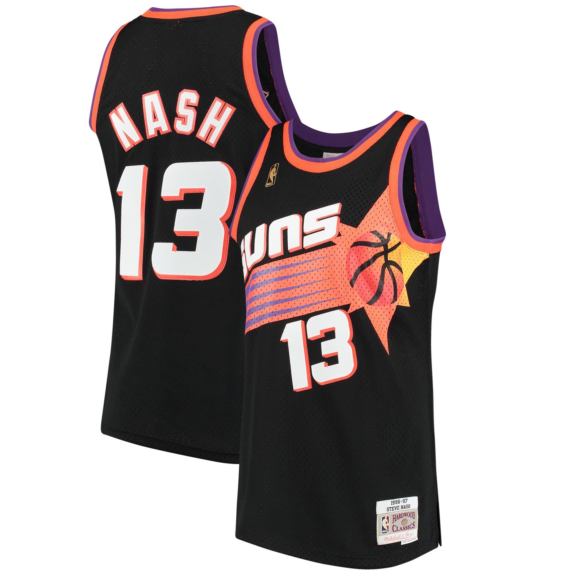 Mitchell & Ness Mens Mitchell & Ness Suns Swingman Jersey - Mens Black Product Image