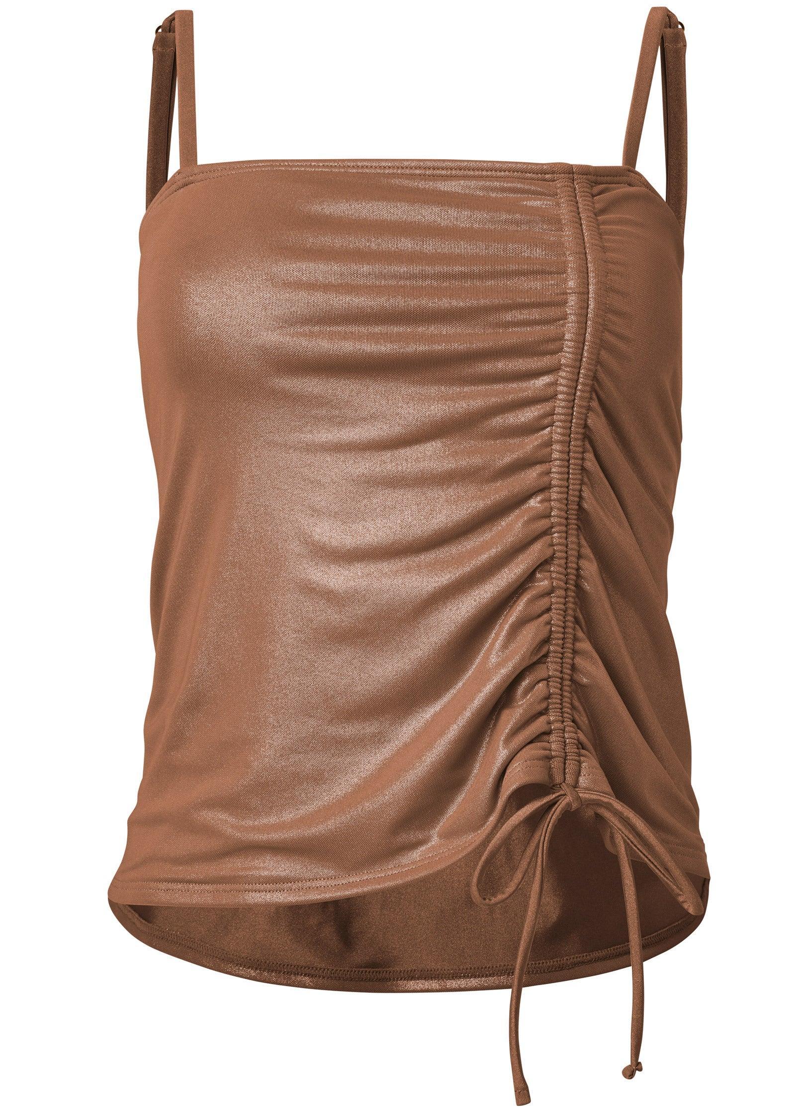 Shimmer Tankini Top - Bronze Babe Product Image