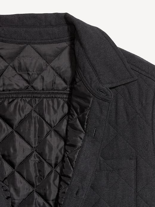 Quilted Button-Down Shacket Product Image