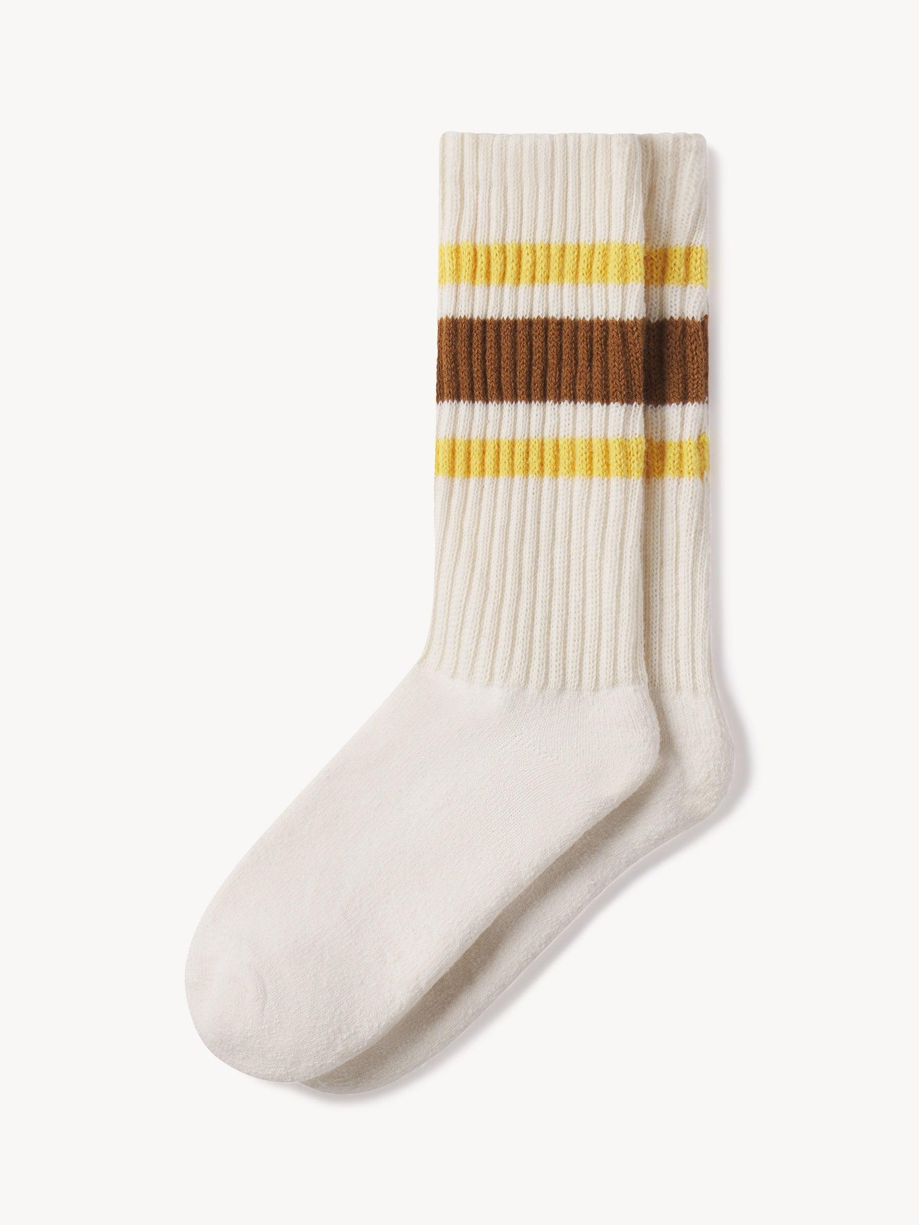 Sunflower / Brown Two Plus One Sport Sock Product Image