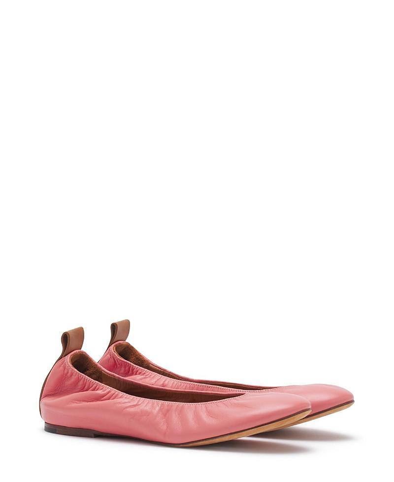 Lanvin Womens The Leather Ballerina Flat product image