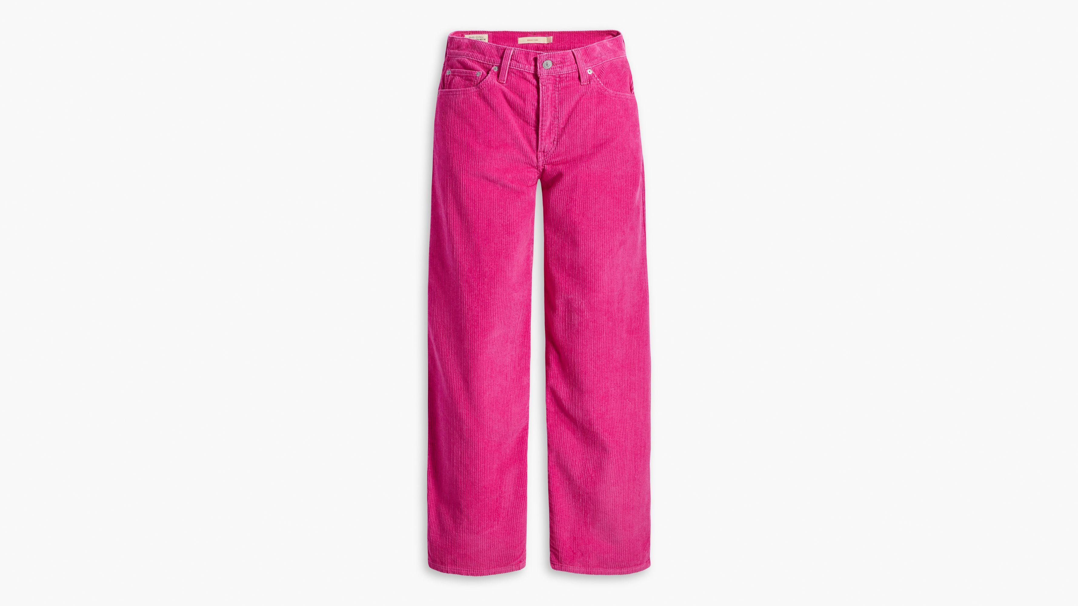 Baggy Dad Corduroy Women's Pants Product Image