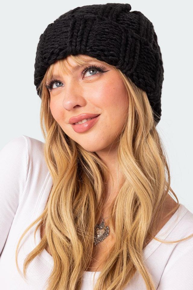 Chunky Knit Beanie Product Image