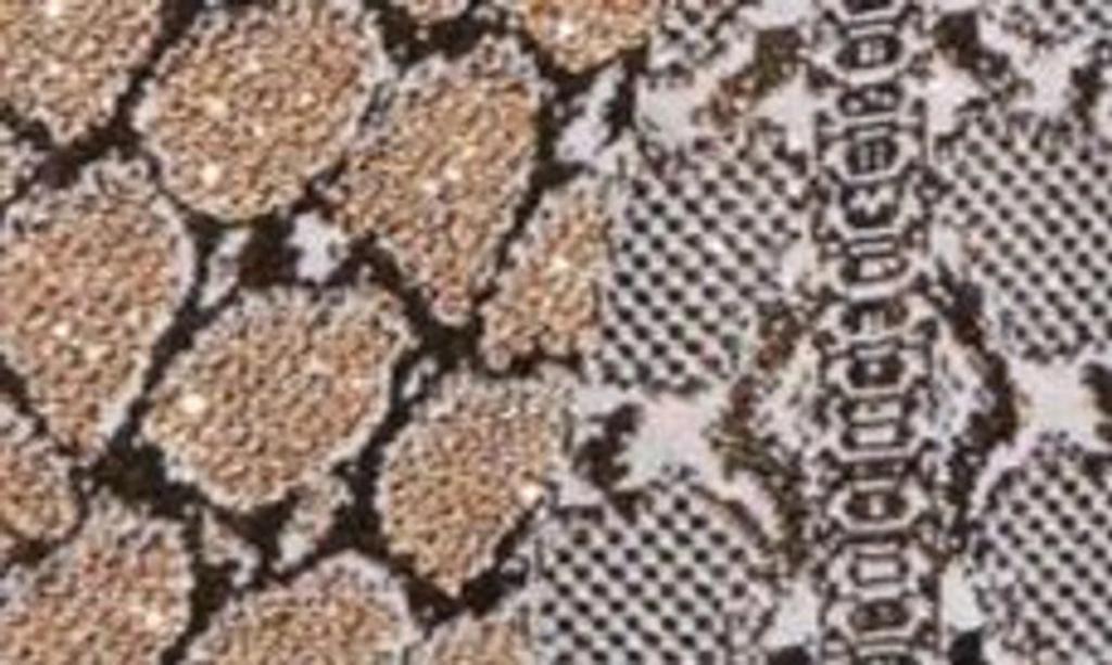 BALMAIN Snakeskin-jacquard Sequin-embellished Dress In Brown Product Image