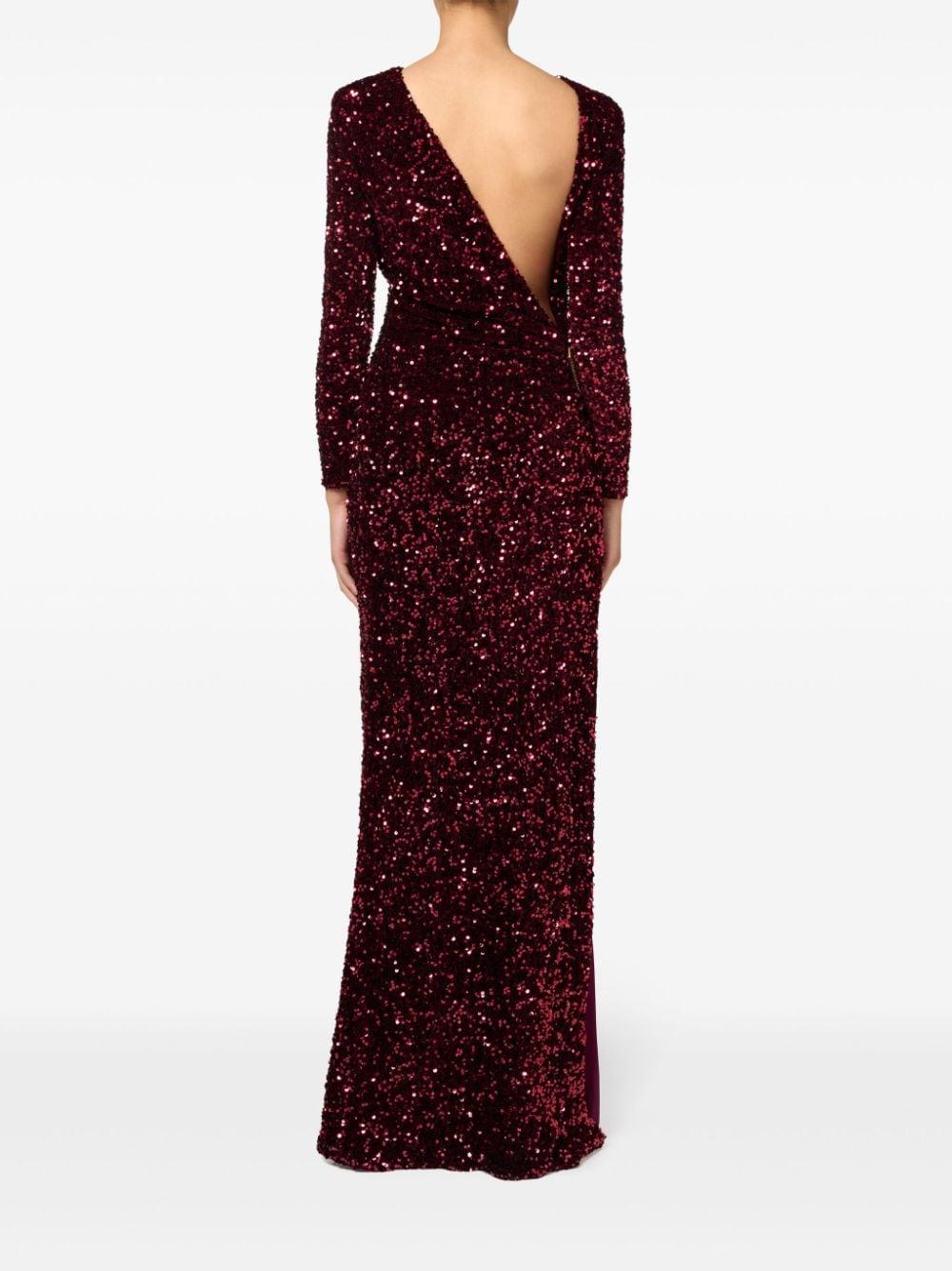 sequin-embellished maxi dress Product Image