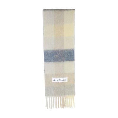 Scarf With Fringes In Beige Product Image