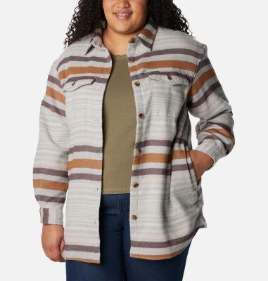 Columbia Women's Calico Basin Shirt Jacket - Plus Size- Product Image