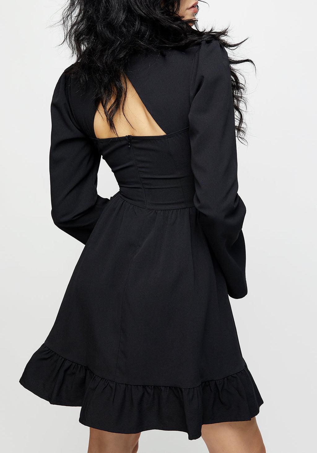 Aura Lace Up Mini Dress Product Image