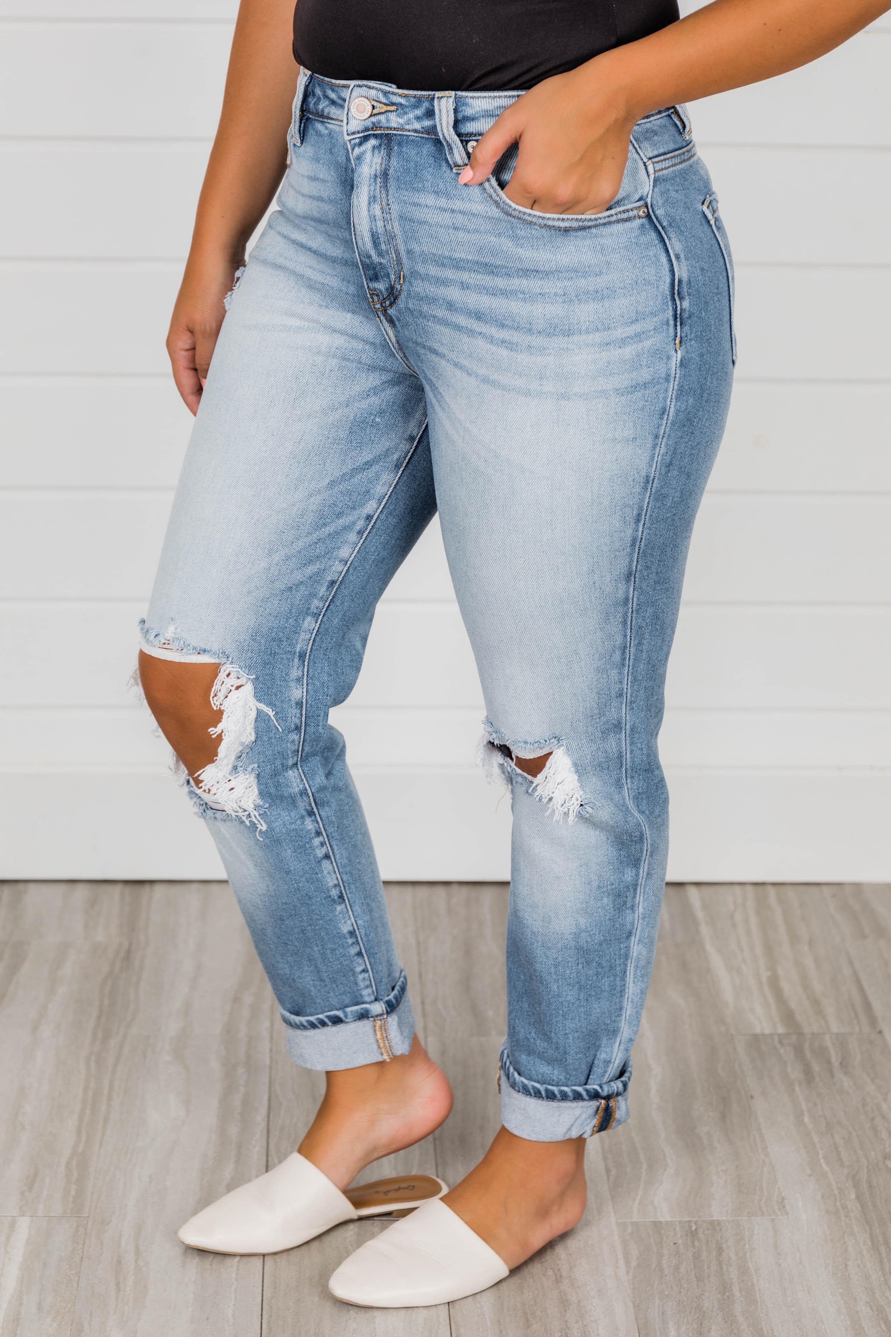 Lesley High Waisted Mom Jeans FINAL SALE Product Image