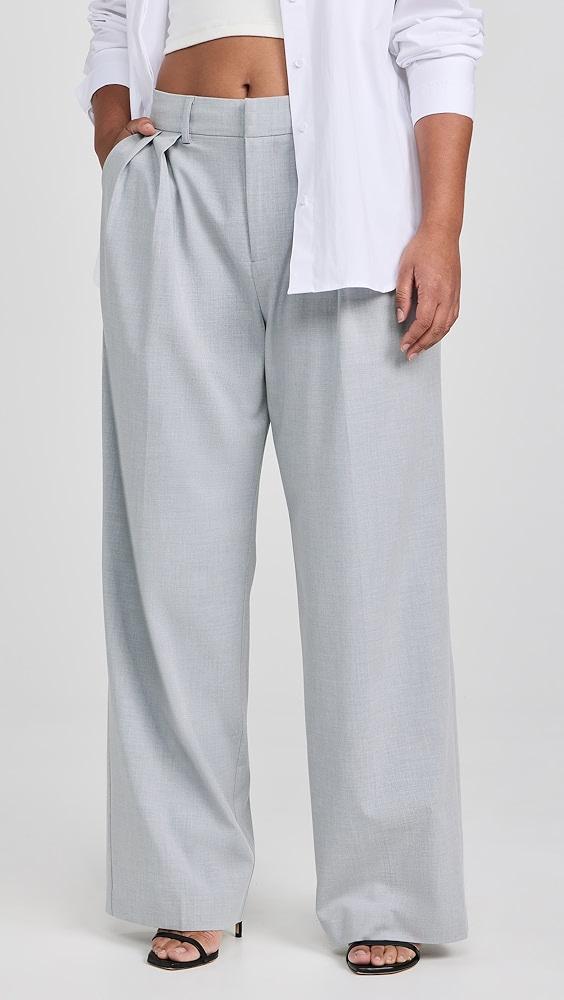 Good American Suiting Good 90s Pleated Trousers | Shopbop Product Image