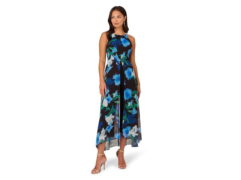 Adrianna Papell Floral Print Jumpsuit Multi) Women's Dress product image