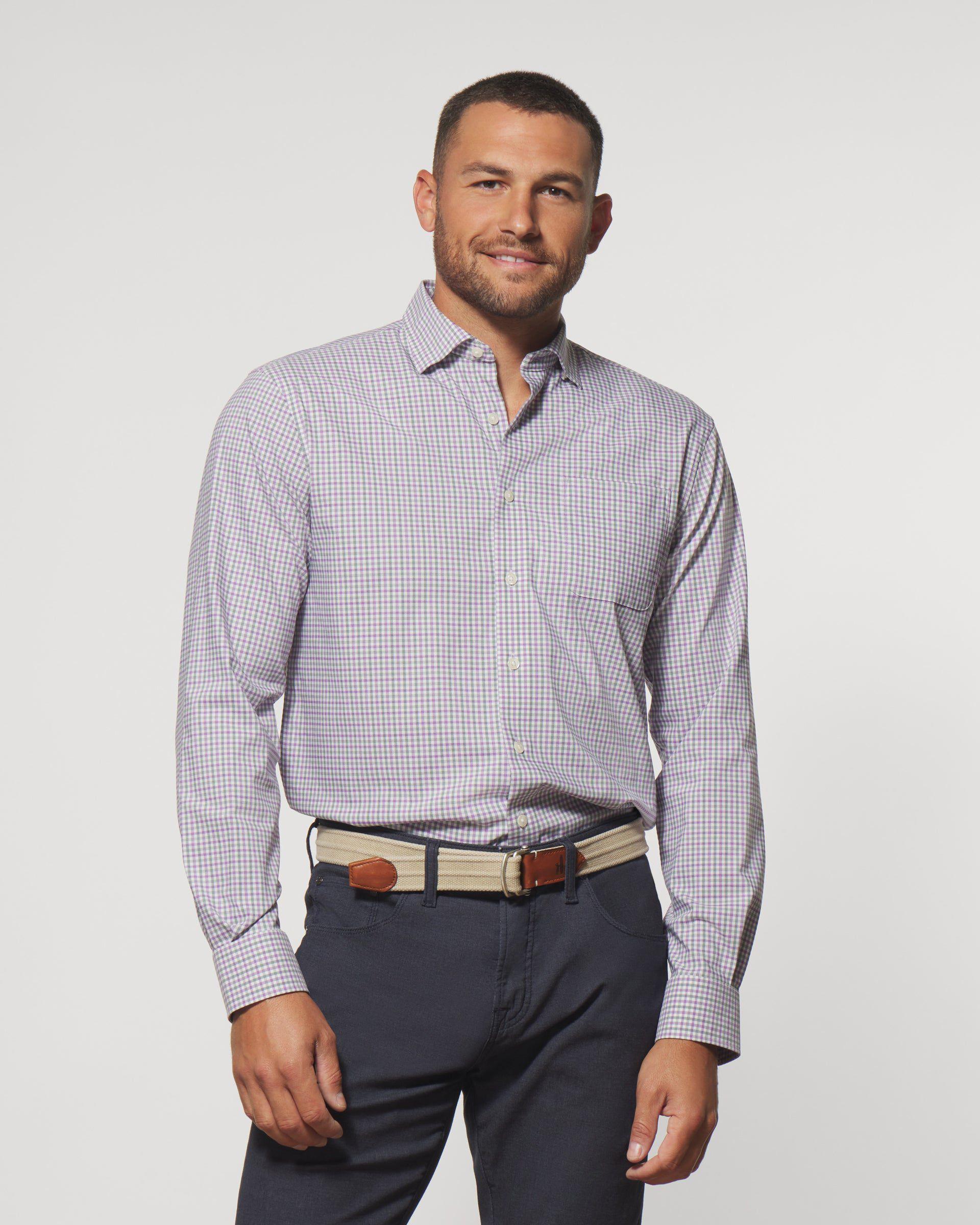 johnnie-O Acadia Performance Button Up Shirt Product Image