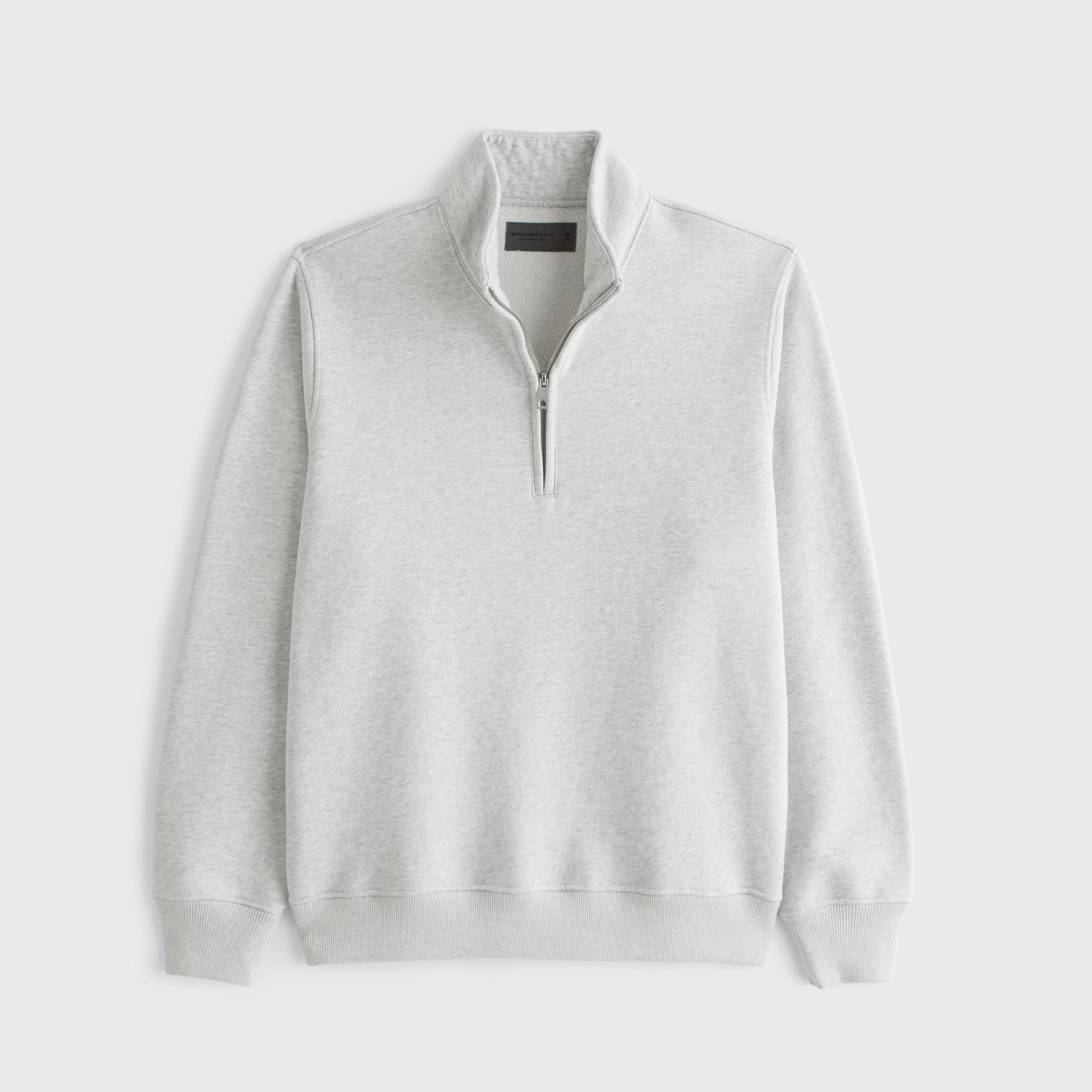 Essential Premium Heavyweight Half-Zip Sweatshirt Product Image