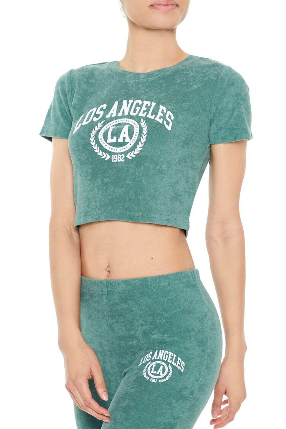 Los Angeles Graphic Cropped Tee | Forever 21 Product Image