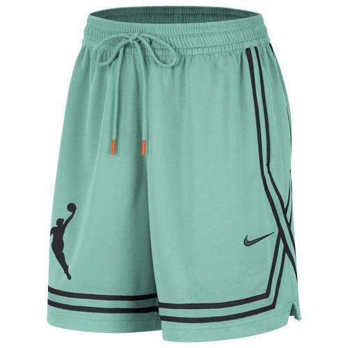 Nike Womens Dri-Fit Crossover Shorts - Mint/Black Product Image