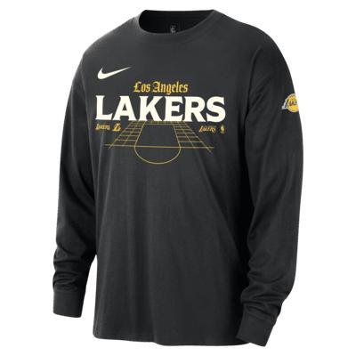 Los Angeles Lakers Nike Mens NBA Long-Sleeve Max90 T-Shirt Product Image