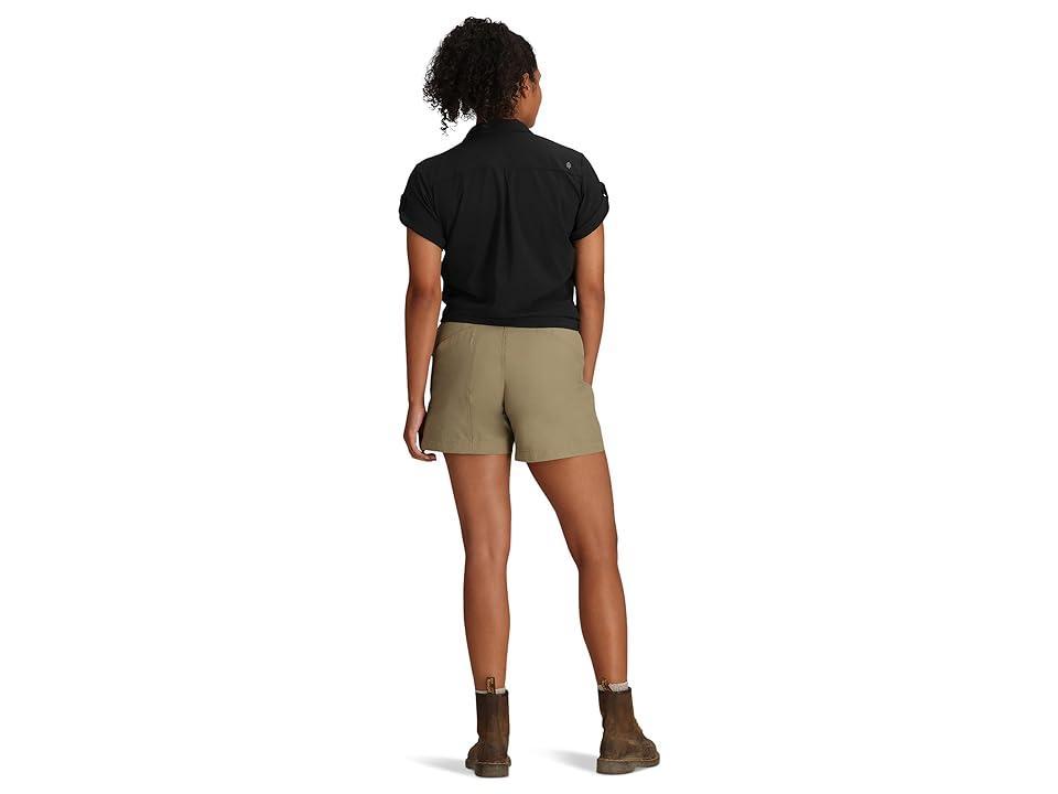 Royal Robbins Spotless Evolution Meadow Short Sleeve (Jet ) Women's Clothing Product Image