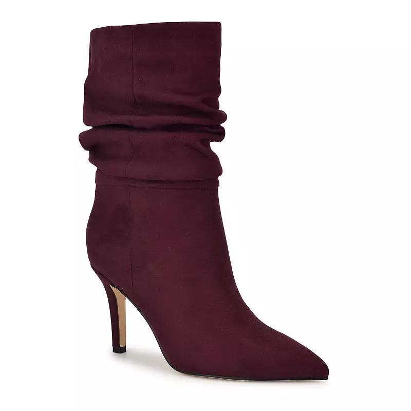 Nine West Slouch Womens Pointy Toe Stiletto Heel Dress Booties Product Image