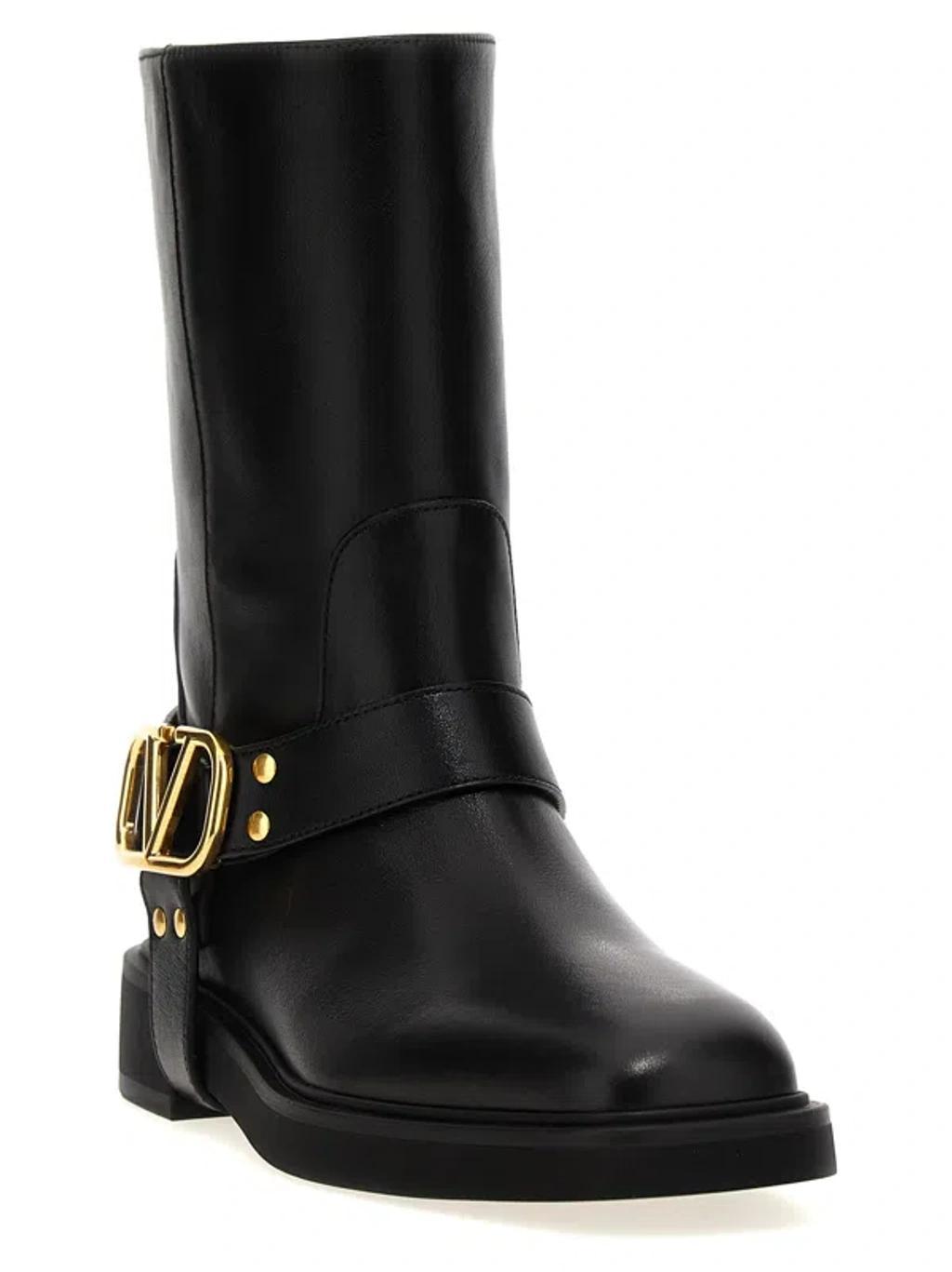 VALENTINO GARAVANI Vlogo Signature Boots, Ankle Boots Black Product Image