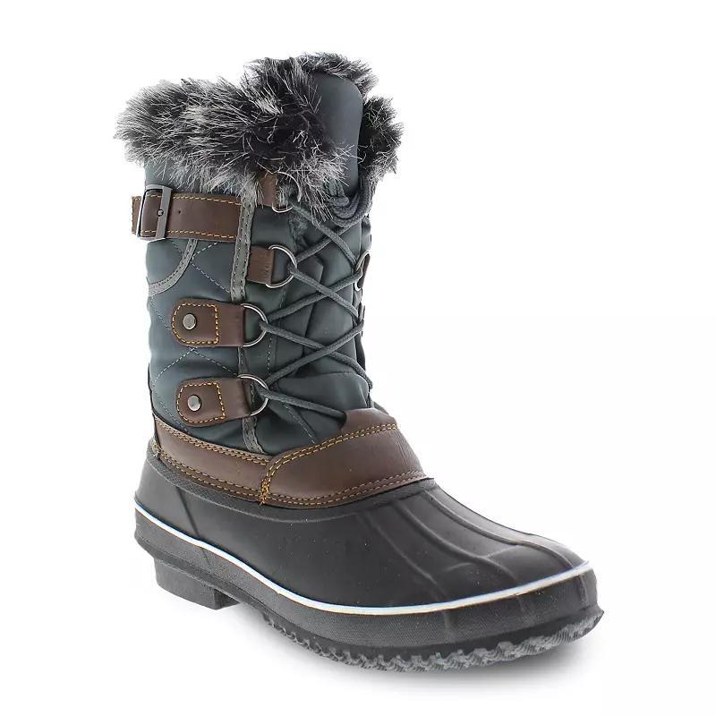 Itasca Becca Womens Snow Boots Green Product Image