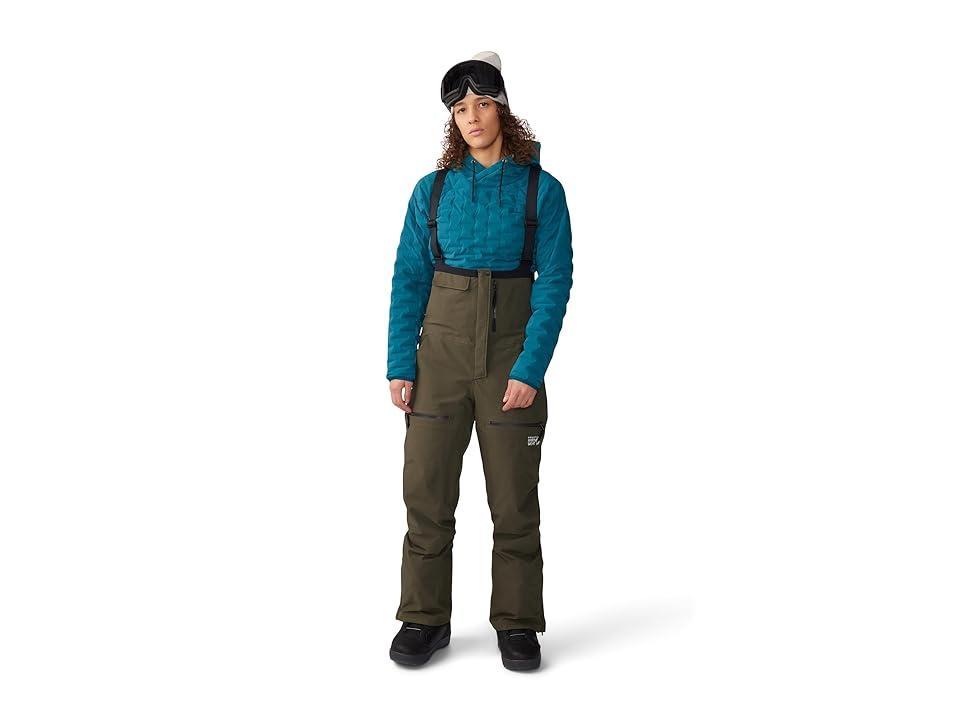 Mountain Hardwear Powder Maven Bib (Dark Pine) Women's Jumpsuit & Rompers One Piece Product Image