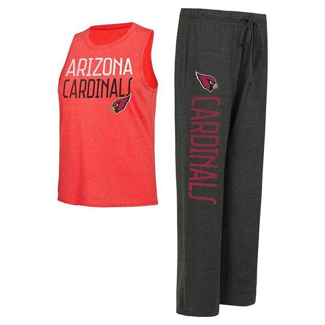 Womens Concepts Sport /Cardinal Arizona Cardinals Muscle Tank Top & Pants Lounge Set Product Image