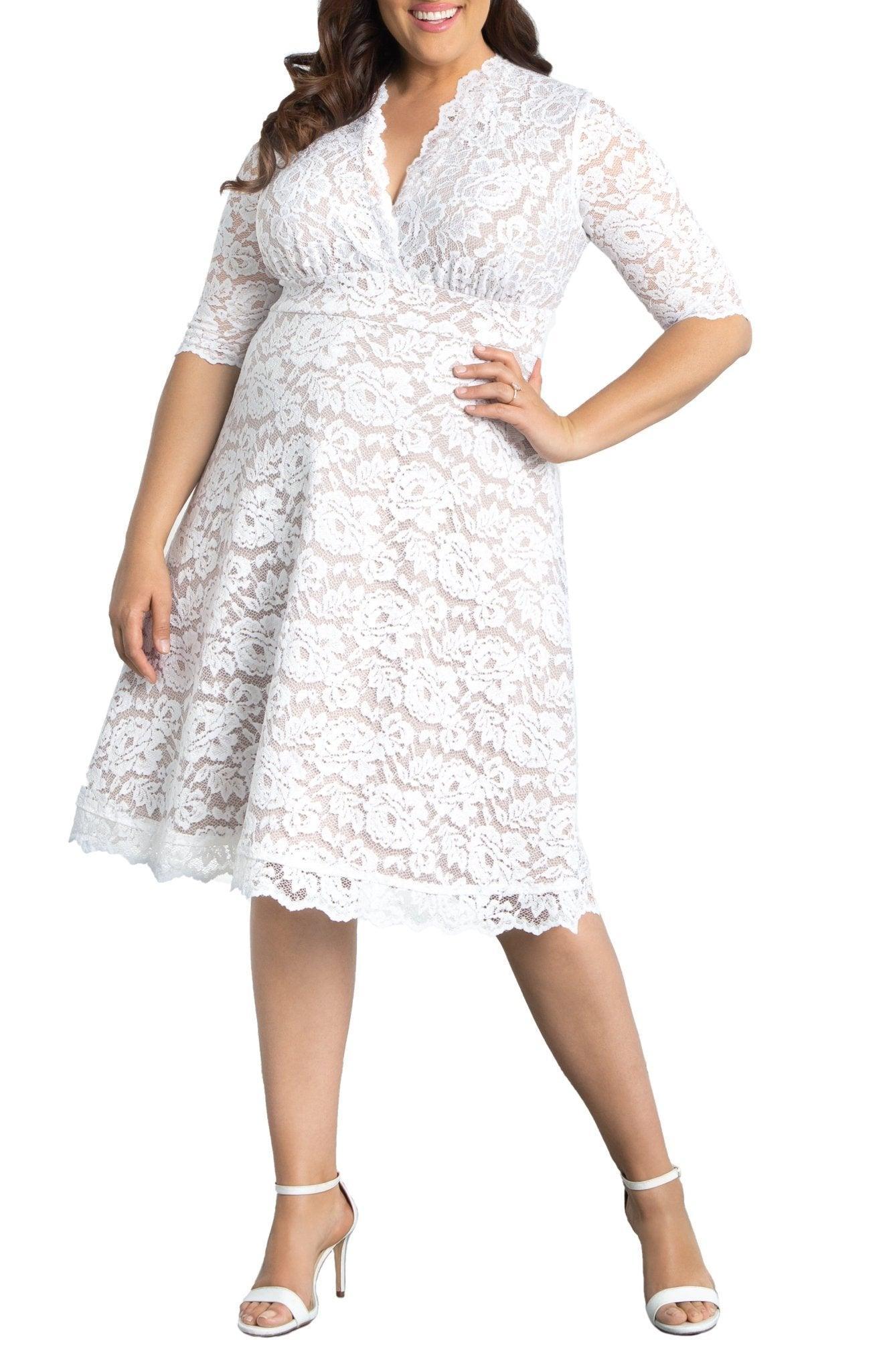 Bella Lace Dress - Plus Product Image