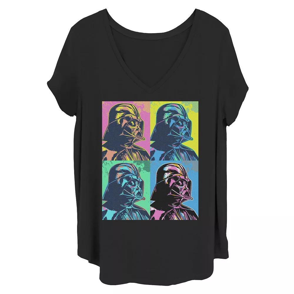 Juniors Plus Size Star Wars Vader Pop Tee, Girls Product Image