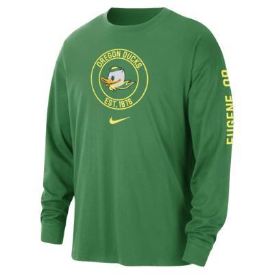 Oregon Max90 Men's Nike College Long-Sleeve T-Shirt Product Image