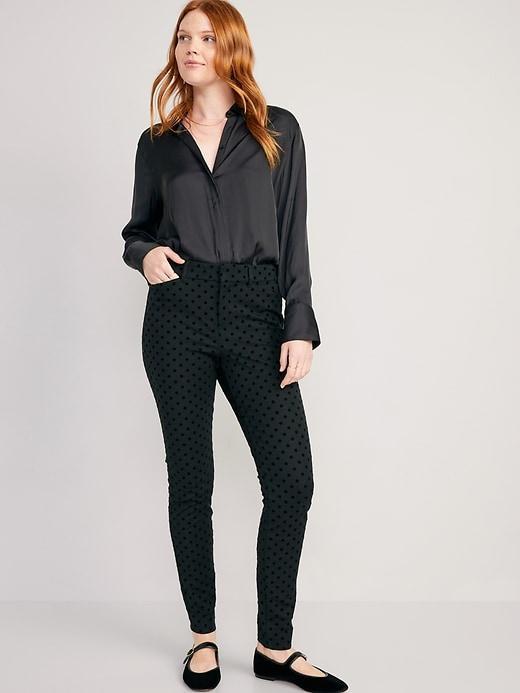 High-Waisted Pixie Skinny Pants Product Image