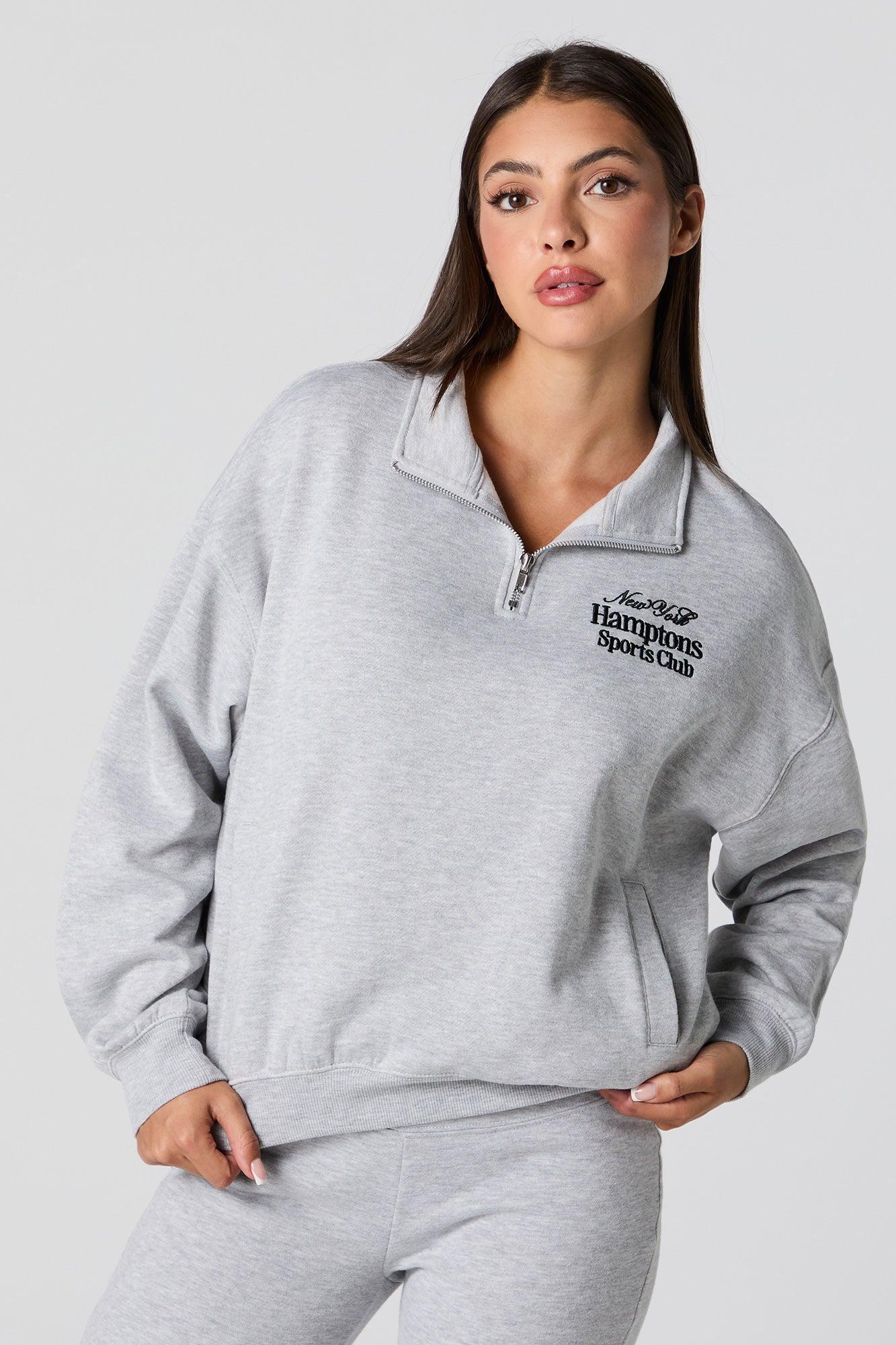 City Graphic Quarter Zip Sweatshirt Female Product Image