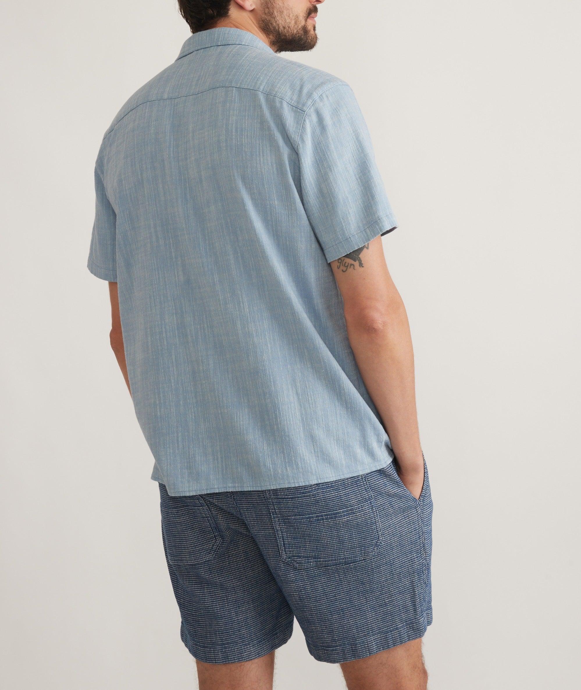 Stretch Selvage Embroidered Resort Shirt Product Image