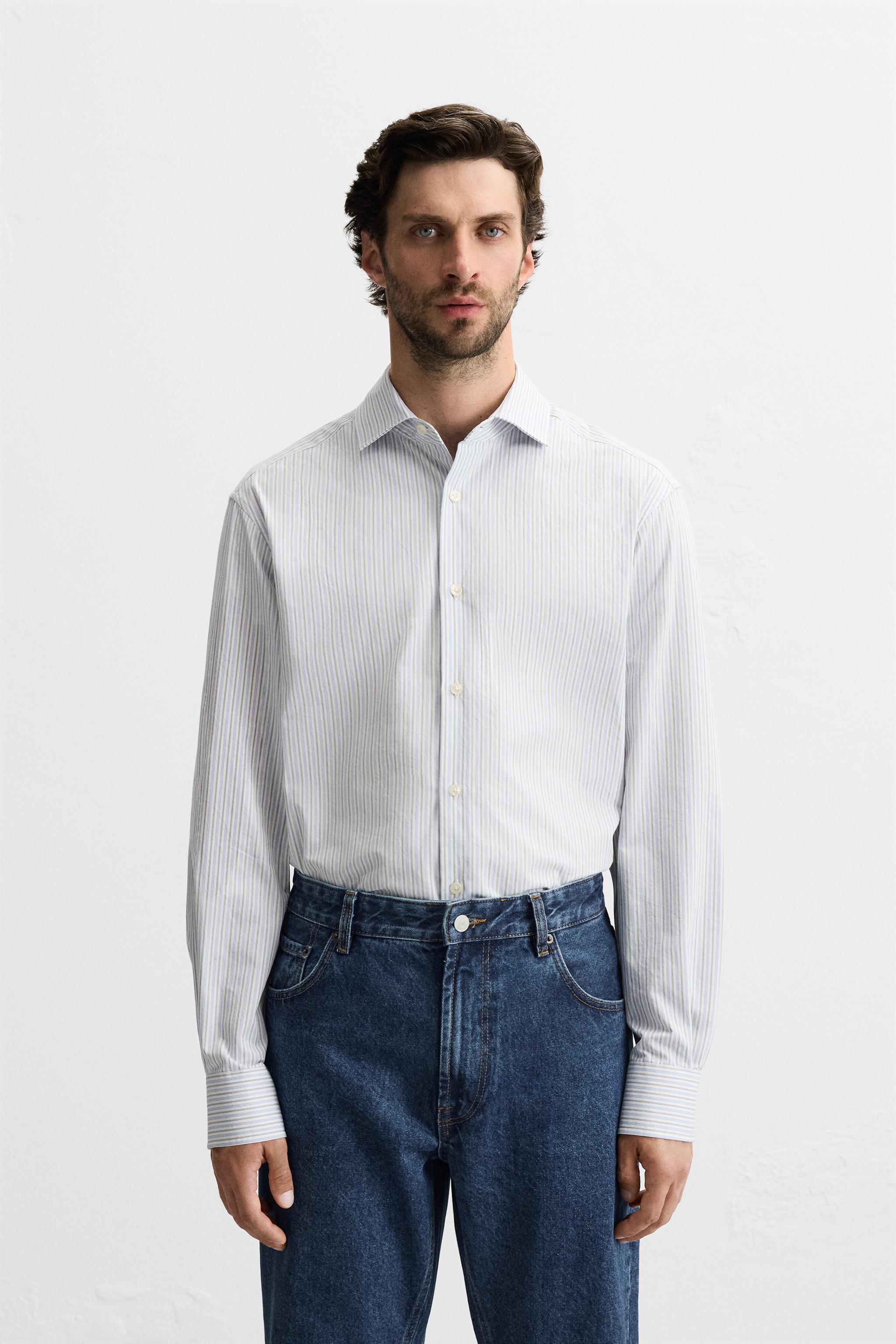 STRIPED TWILL SHIRT Product Image