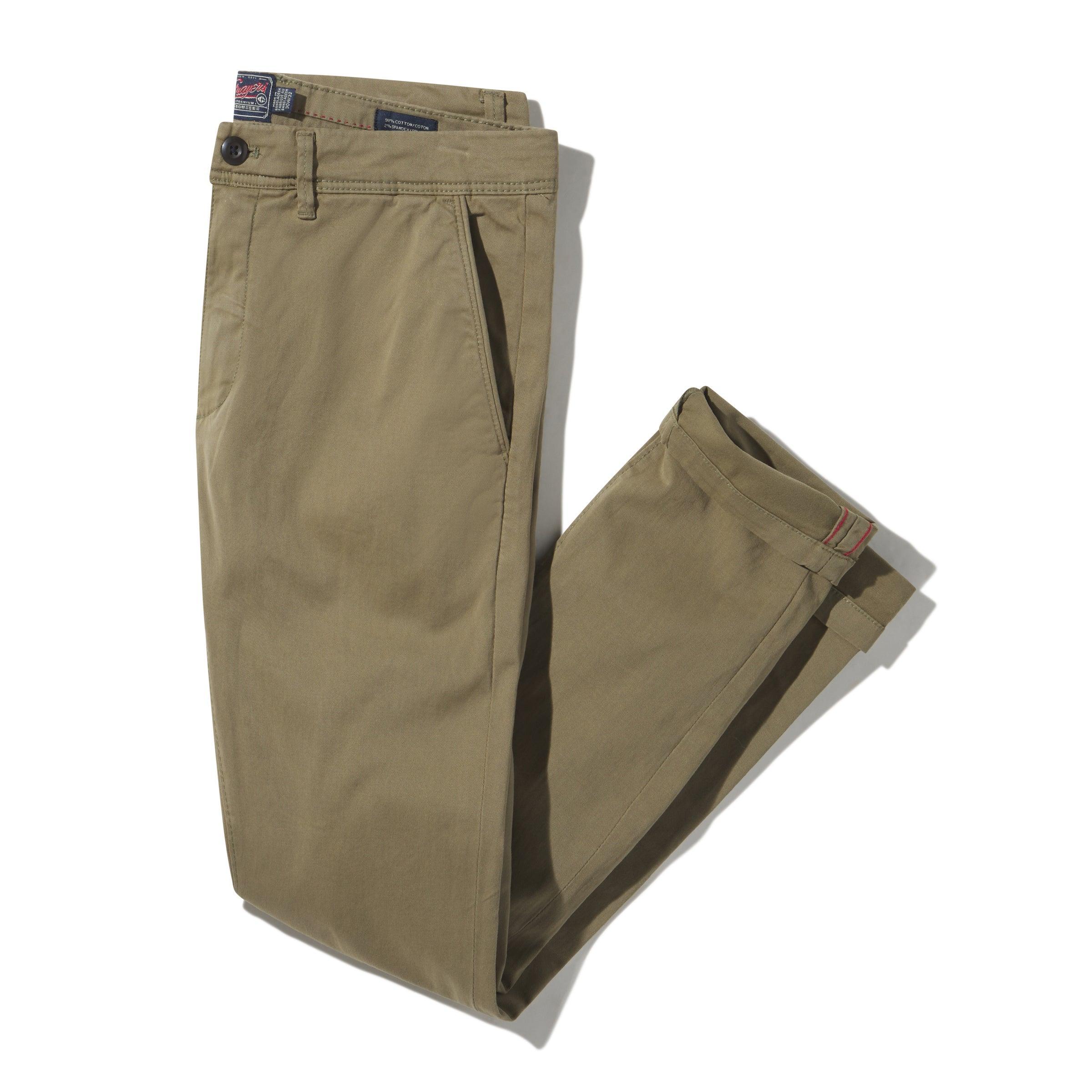 Precision Stretch Classic Fit Chino - Military Olive Product Image