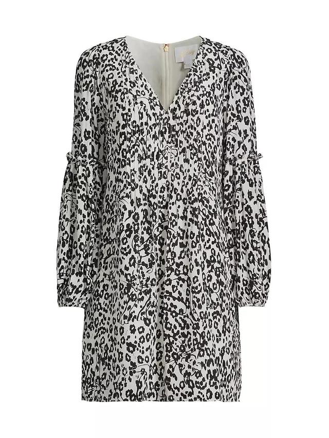 Cleme Leopard Silk Dress Product Image