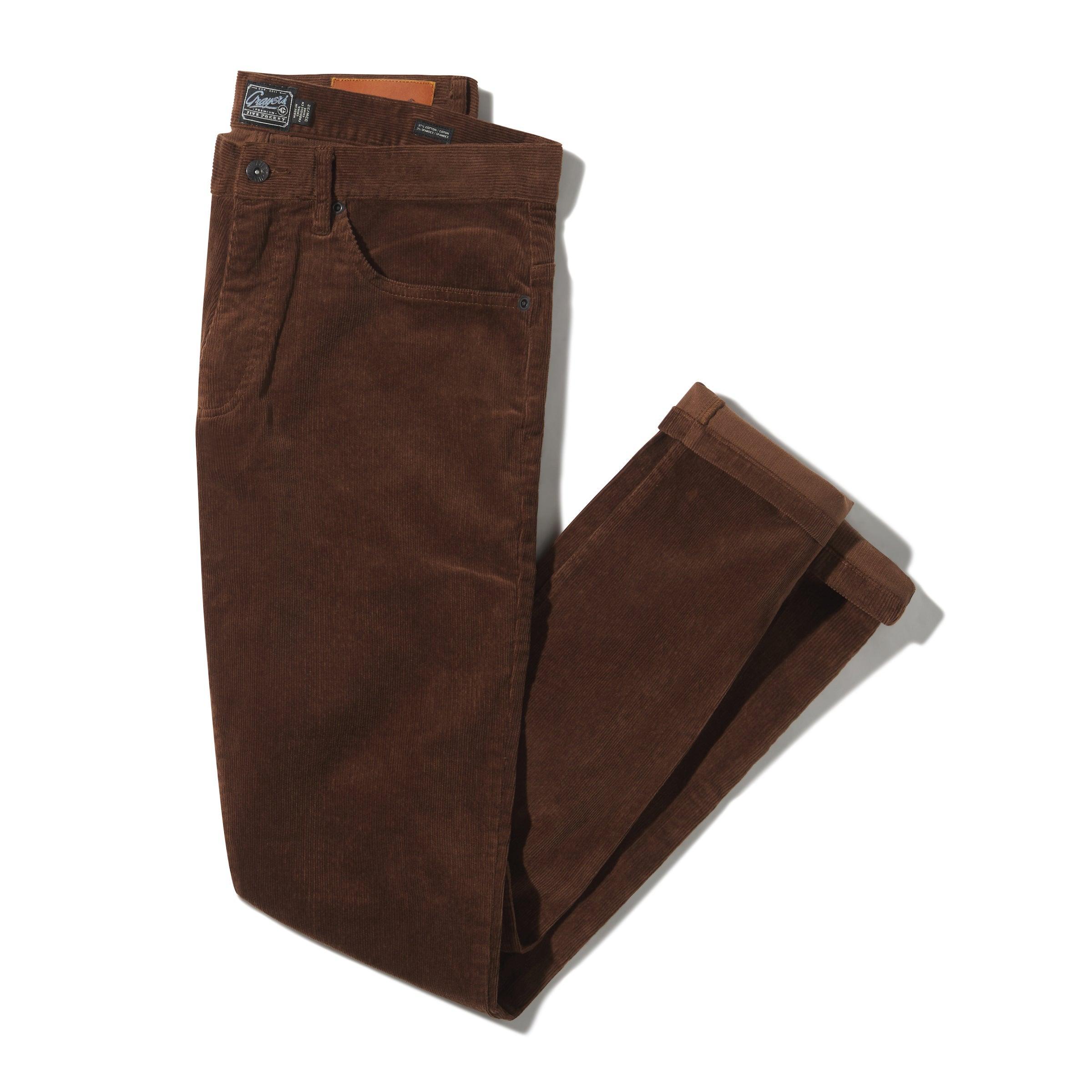 Burlington 5 Pocket Stretch Corduroy - British Tan Product Image