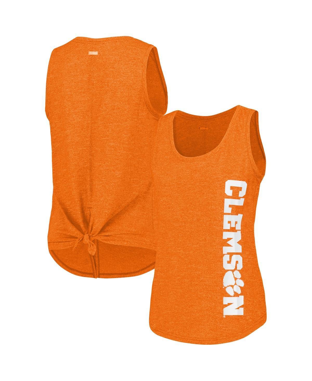 Womens Columbia Clemson Tigers Cades Cape Omni-Wick Tri-Blend Tank Top Product Image