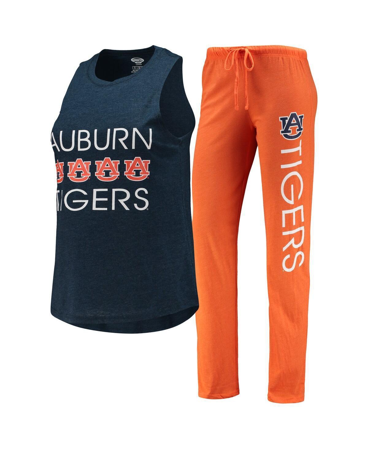 Womens Concepts Sport /Navy Auburn Tigers Tank Top & Pants Sleep Set Product Image