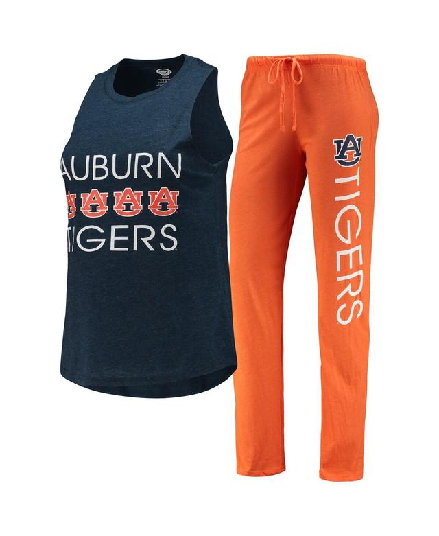 Womens Concepts Sport /Navy Auburn Tigers Tank Top & Pants Sleep Set Product Image