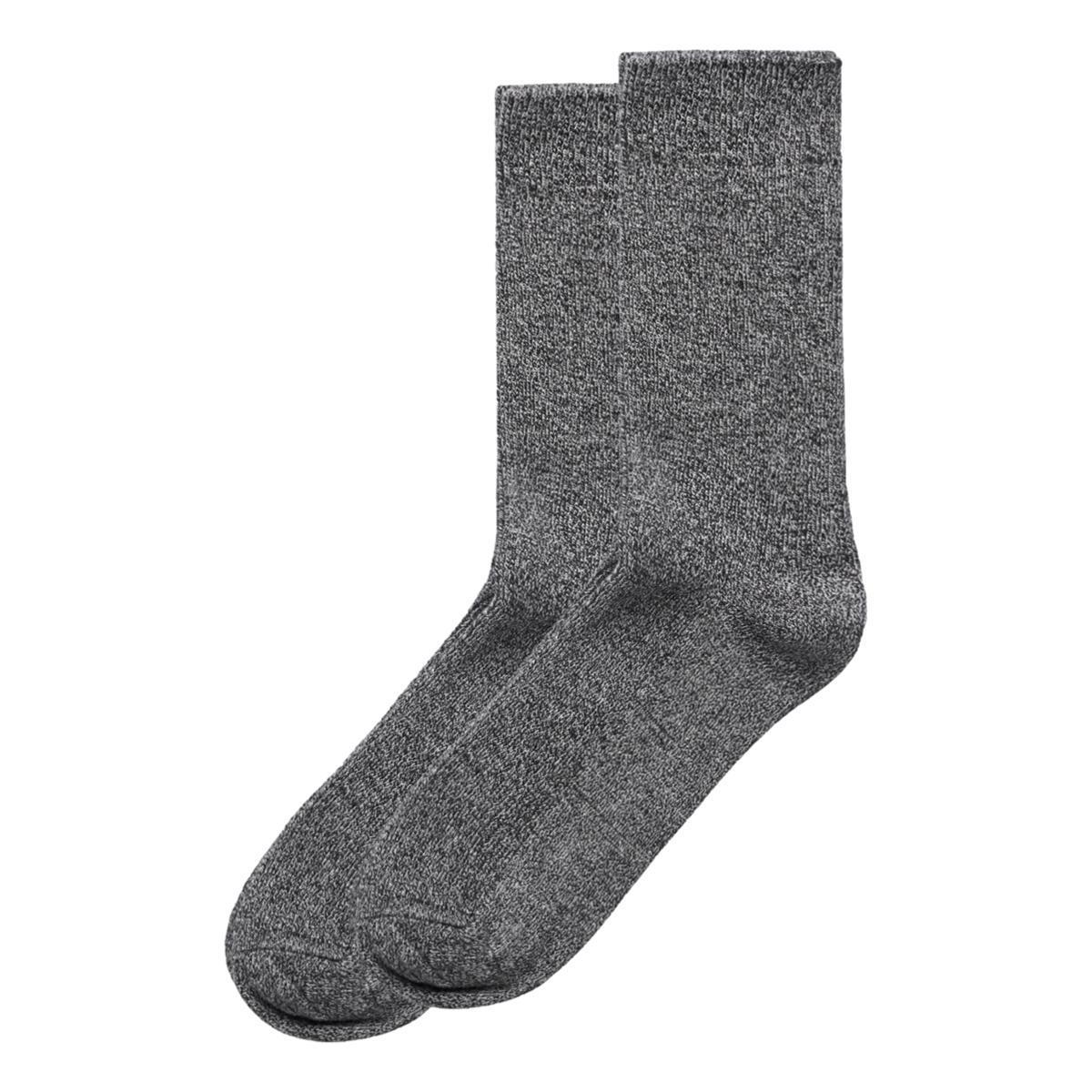 Marled Fieldhouse Socks Black Heather Product Image