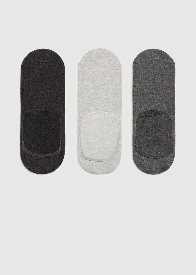 3-pack of invisible socks - Men | MANGO USA Product Image