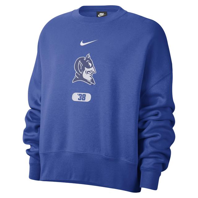 Duke Nike Women's College Crew-Neck Sweatshirt Product Image