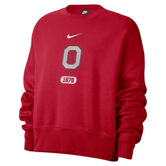 Ohio State Nike Women's College Crew-Neck Sweatshirt Product Image