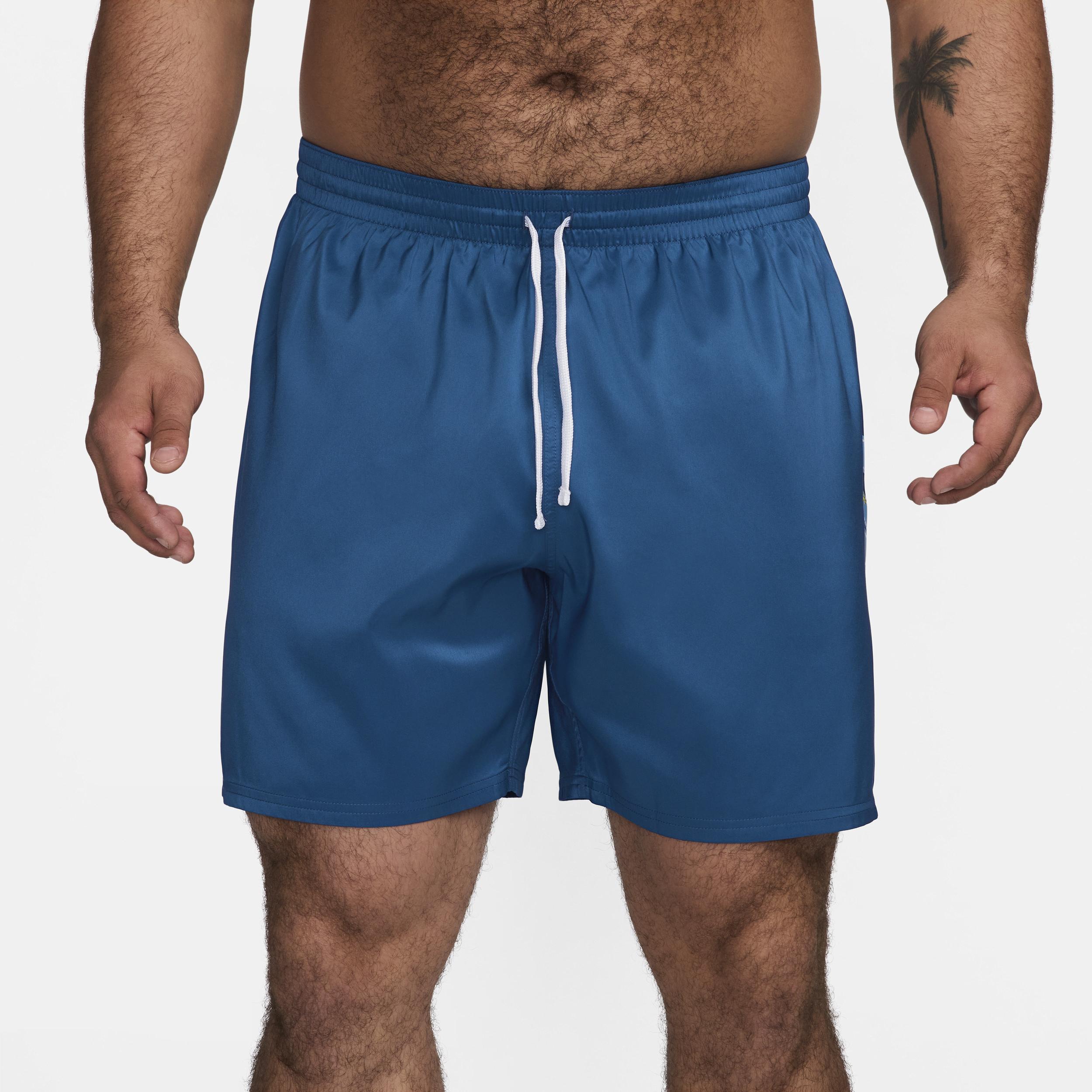 Nike Men's Swim Big Block 9" Volley Shorts (Extended Size) Product Image