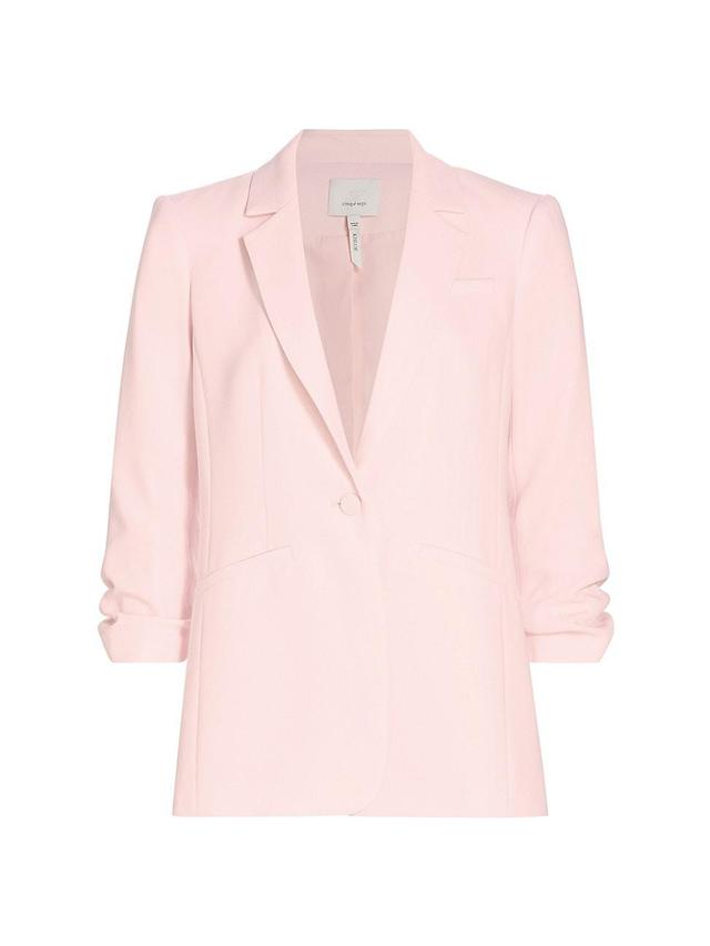 Womens Khloe Crepe Ruched Blazer Product Image