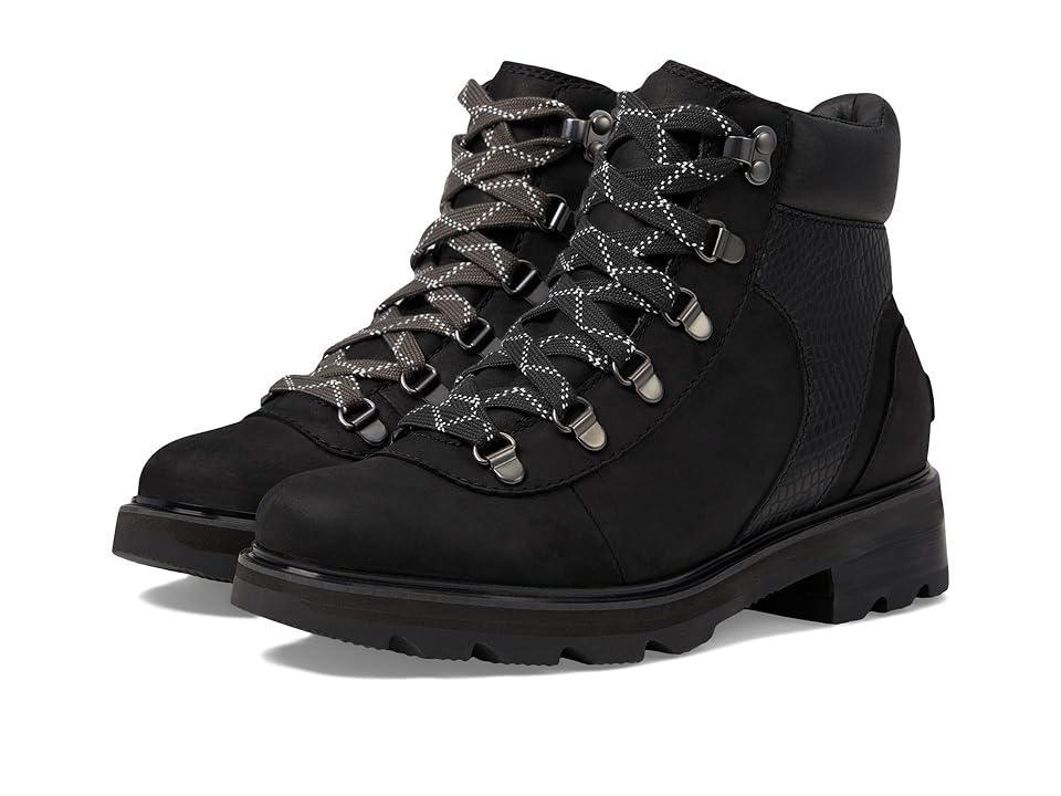 SOREL Lennox Hiker STKD Waterproof (Black/Gum 2) Women's Shoes Product Image