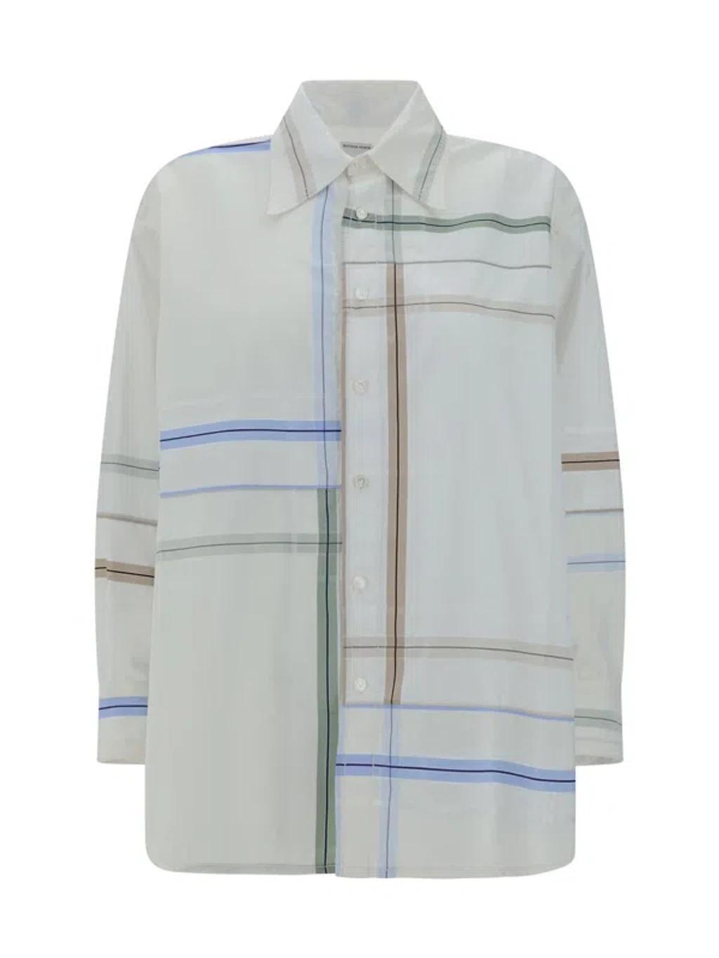 Handkerchief Shirt In White/blue/green/tau Product Image