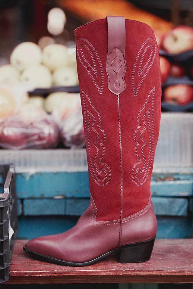 Pilcro Contrast Tall Western Boots Product Image