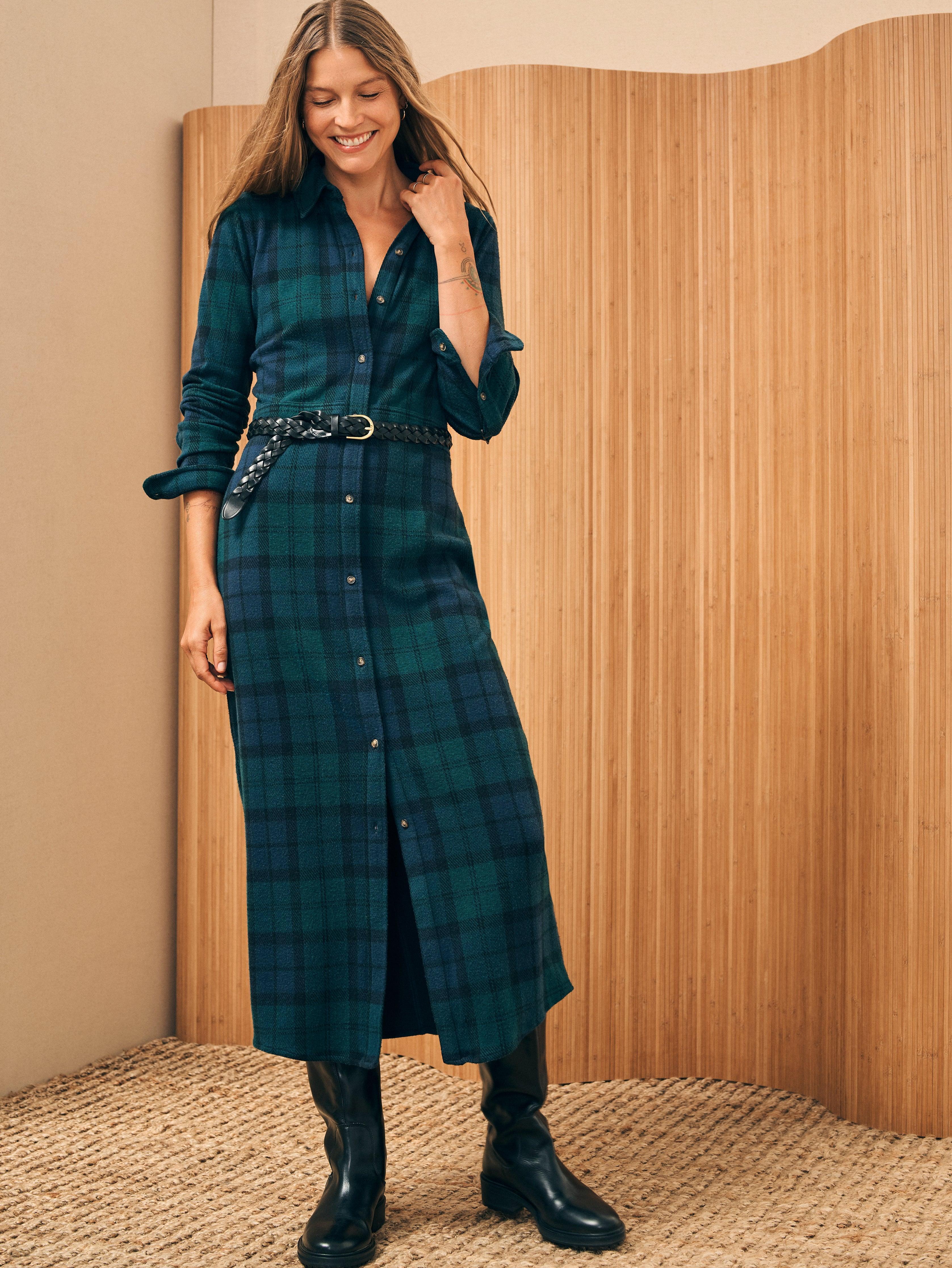 Legend™ Sweater Maxi Dress - Blackwatch Plaid Female Product Image